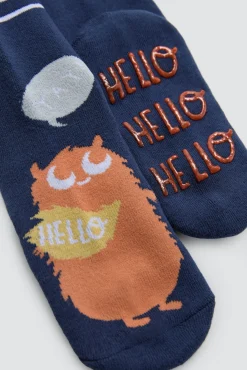 Pack 3 calcetines infantiles térmicos antideslizantes Hello<Ysabel Mora Outlet
