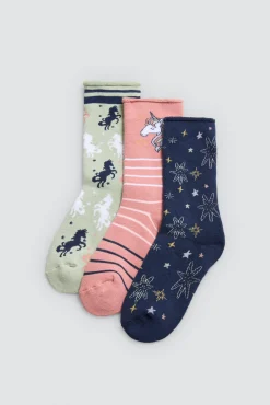 Pack 3 calcetines infantiles térmicos sin puño Sparkle<Ysabel Mora Best