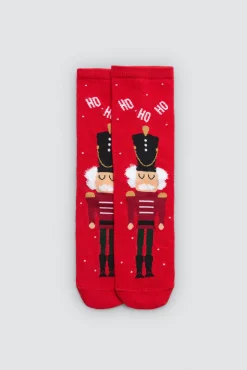 Pack 2 calcetines infantiles Navidad<Ysabel Mora Sale