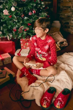 Pack 2 calcetines infantiles Navidad<Ysabel Mora Sale