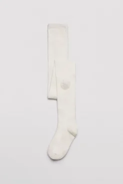 Pack 3 calcetines leotardos de niña punteados detalle de flor<Ysabel Mora Best