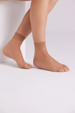 Pack 2 calcetines tobilleros puño antipresión 15 denier<Ysabel Mora Clearance