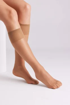 Pack 2 medias largas puntera invisible 15 denier<Ysabel Mora