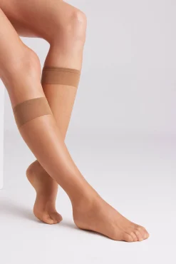 Pack 2 medias largas puño antipresión 10 denier<Ysabel Mora Best