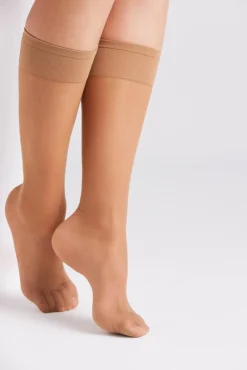 Pack 2 medias largas puño antipresión 15 denier<Ysabel Mora Hot