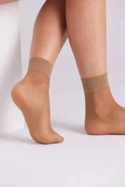 Pack 2 medias tobillera 15 denier<Ysabel Mora Online
