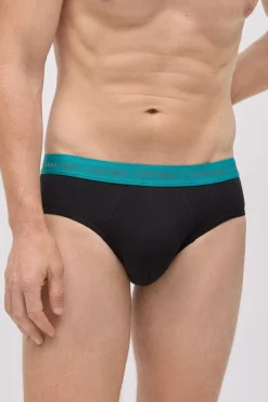 Pack 6 slips básicos negros con banda de color<Ysabel Mora Clearance