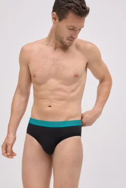 Pack 6 slips básicos negros con banda de color<Ysabel Mora Clearance