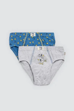 Pack 2 slips infantil algodón estampados Cool Kid<Ysabel Mora Sale