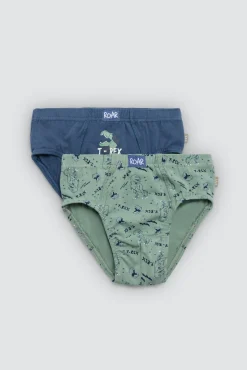 Pack 2 slips infantil algodón estampados Roar<Ysabel Mora Sale