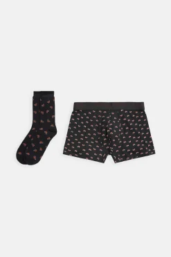 Pack bóxer y calcetín estampado motos<Ysabel Mora New