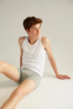 Pack de 2 bóxers juveniles algodón marino y gris<Ysabel Mora Discount