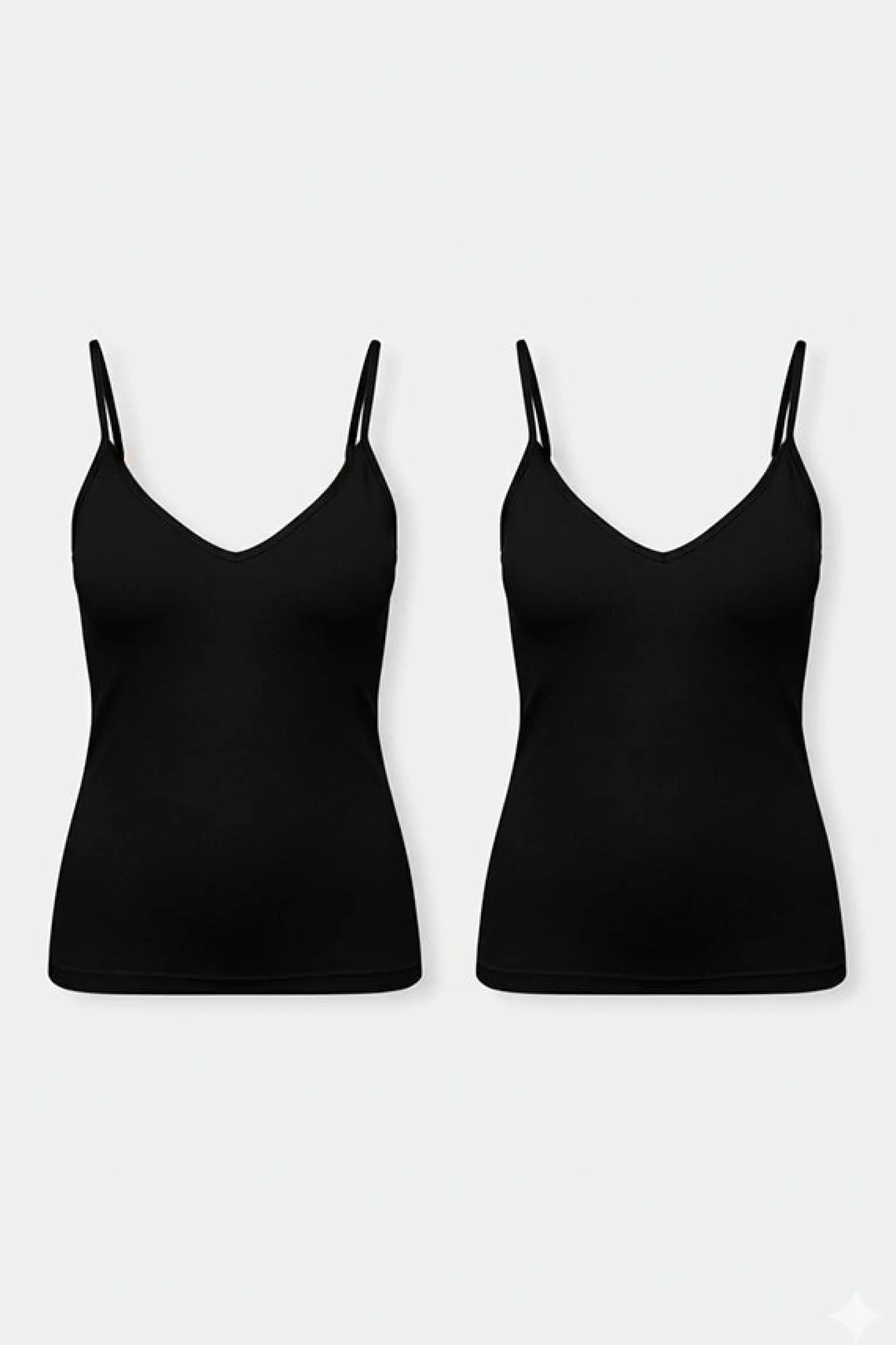 Pack de 2 camisetas interiores de tirantes algodón<Ysabel Mora Sale