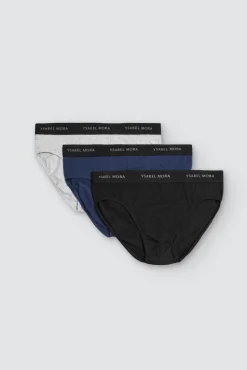 Pack de 3 slips básicos lisos<Ysabel Mora Online