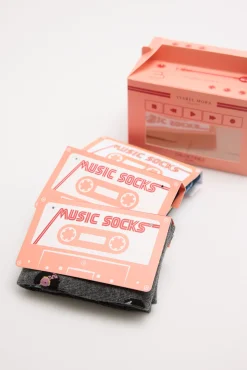 Pack regalo 3 calcetines Music Cassetes<Ysabel Mora Discount
