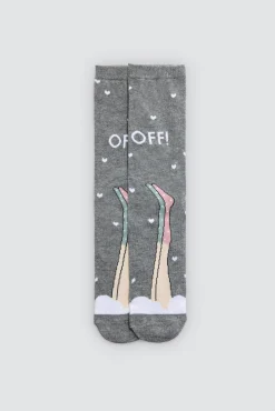 Pack regalo 3 calcetines Not a morning person<Ysabel Mora Best