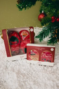 Pack regalo bebé zapatillas & calcetines navideños<Ysabel Mora
