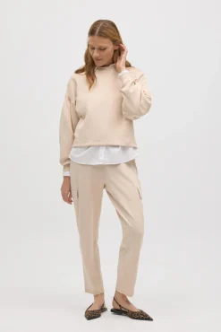 Pantalón cargo fluido<Ysabel Mora