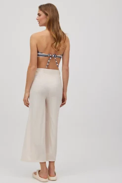 Pantalón crop canalé<Ysabel Mora Clearance