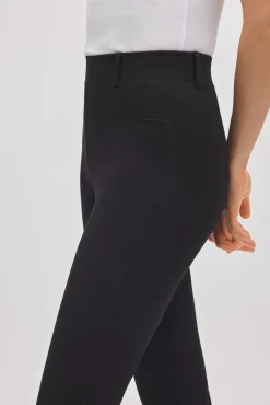 Pantalón elástico moldeador flare negro<Ysabel Mora Clearance