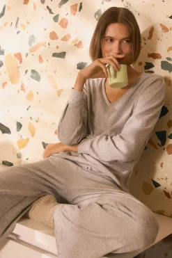 Pantalón extra cómodo recto<Ysabel Mora Discount