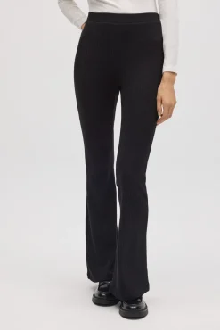 Pantalón flare punto canalé<Ysabel Mora Online