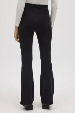 Pantalón flare punto canalé<Ysabel Mora Online