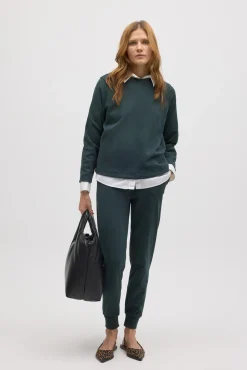 Pantalón jogger con textura<Ysabel Mora Outlet