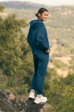 Pantalón jogger deportivo con bolsillos azul<Ysabel Mora Outlet