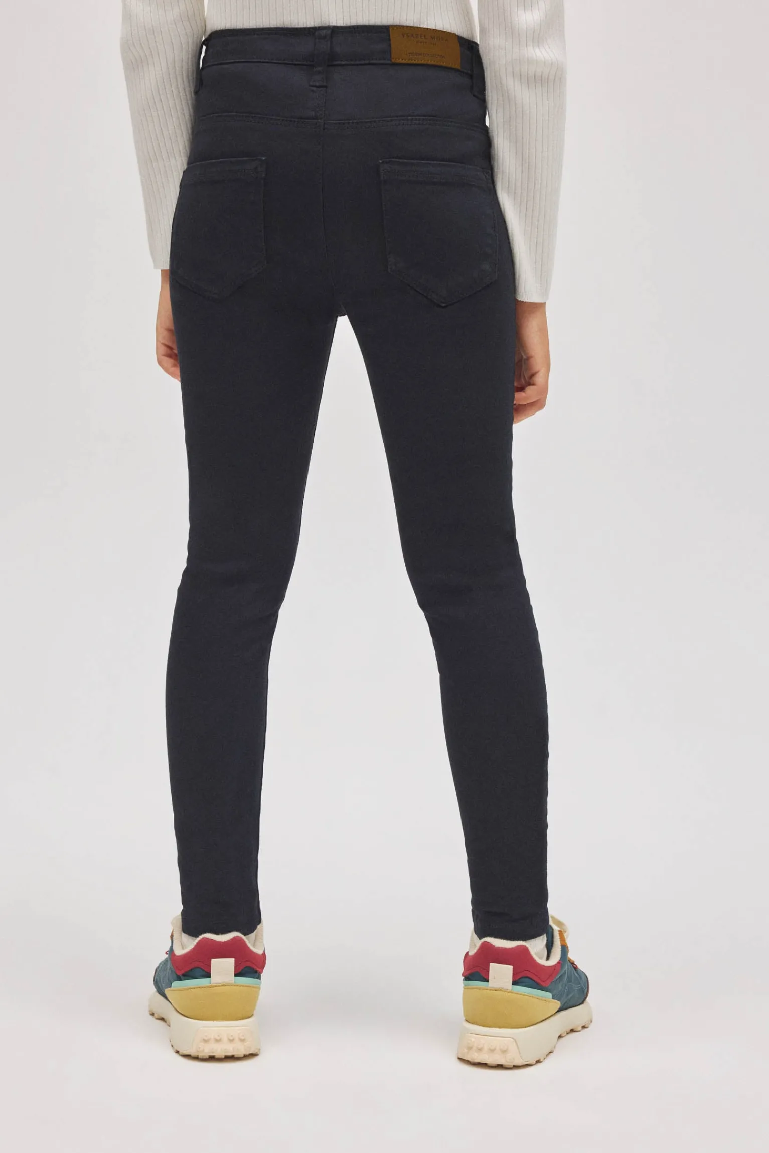 Pantalón niña vaquero pitillo<Ysabel Mora Online