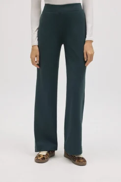 Pantalón recto con textura<Ysabel Mora Clearance