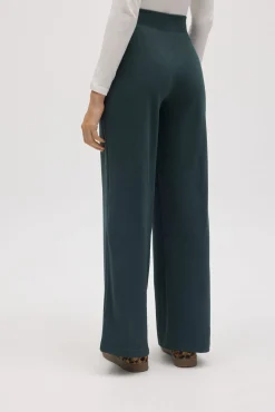 Pantalón recto con textura<Ysabel Mora Clearance