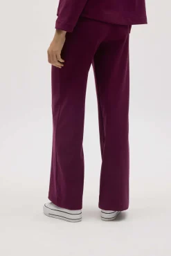 Pantalón recto con textura<Ysabel Mora New