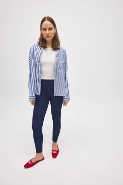 Pantalón vaquero elástico skinny marino<Ysabel Mora Online