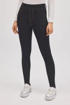 Pantalón vaquero elástico skinny negro<Ysabel Mora Hot