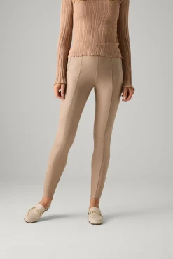 Pantalones de ante beige<Ysabel Mora