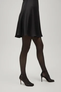 Panty estampado efecto espiga 20 denier<Ysabel Mora Discount