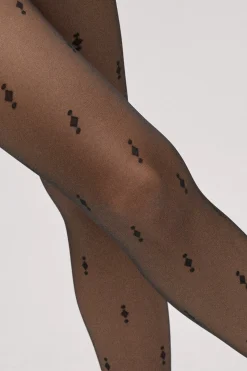 Panty estampado geométrico 20 denier<Ysabel Mora Sale