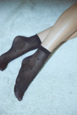 Panty tobillero estampado geométrico 20 denier<Ysabel Mora Discount