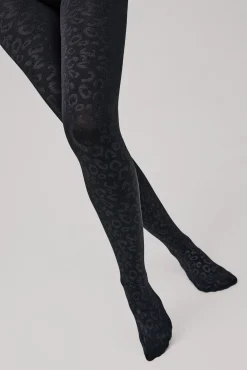 Panty térmico estampado leopardo 140 denier<Ysabel Mora New