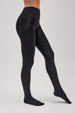 Panty térmico estampado lunares 140 denier<Ysabel Mora New