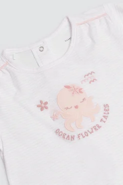 Pelele bebé corto Ocean Tales<Ysabel Mora