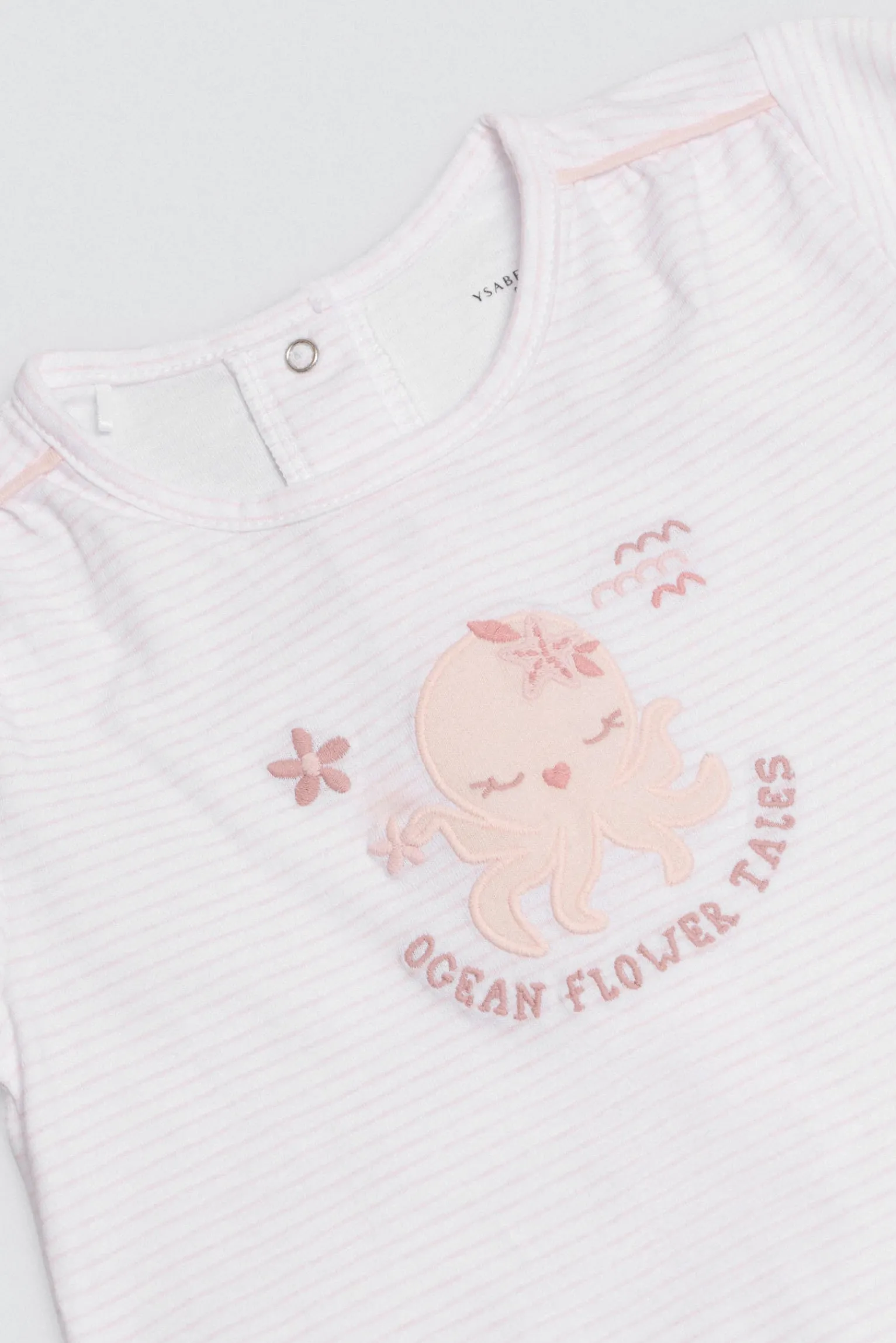 Pelele bebé corto Ocean Tales<Ysabel Mora