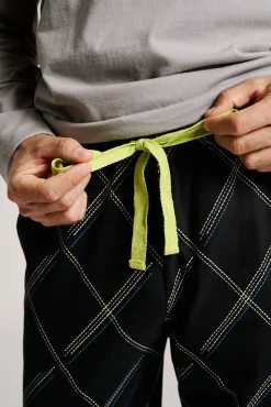 Pijama hombre cuello abotonado estampado rombos | MUYDEMI<Ysabel Mora Best