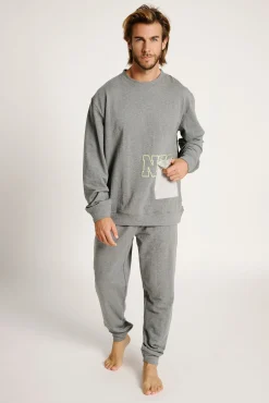 Pijama hombre largo algodón NYC | MUYDEMI<Ysabel Mora Discount