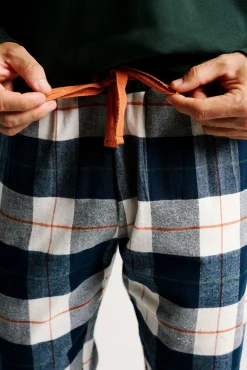 Pijama hombre largo estampado cuadros | MUYDEMI<Ysabel Mora Clearance