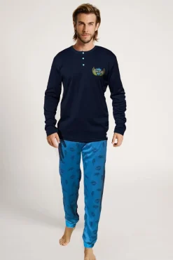 Pijama hombre largo estampado Explorer | MUYDEMI<Ysabel Mora Clearance