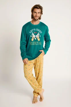 Pijama hombre largo Let's beer friends | MUYDEMI<Ysabel Mora New
