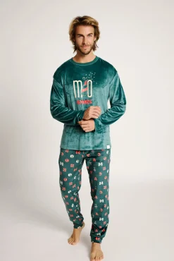 Pijama hombre terciopelo Mio amore | MUYDEMI<Ysabel Mora Sale