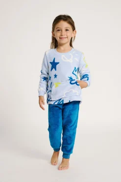 Pijama infantil 2-8 años estampado azul | MUYDEMI<Ysabel Mora Discount